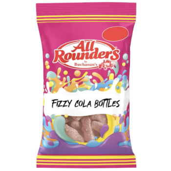 All Rounders Fizzy Cola Bottles 110g