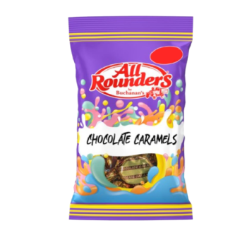 All Rounders Chocolate Caramels 110g