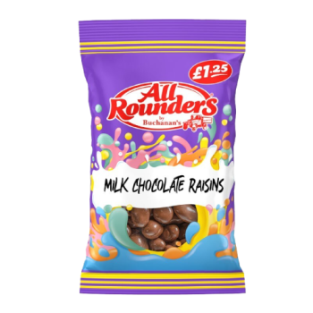  All Rounders Chocolate Raisins 75g Pm 1.25