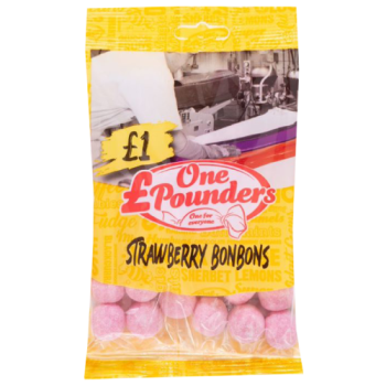 One Pounders Strawberry Bonbons 100g 