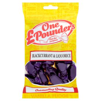 One Pounders Blackcurrant & Liquorice 150g