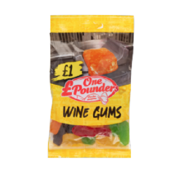 One Pounders Wine Gums 150g PM £1