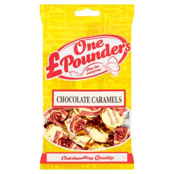 One Pounders Chocolate Caramels 120g