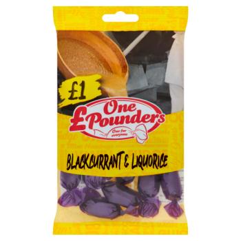 One Pounders Blackcurrant & Liquorice 130g