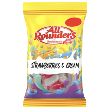 All Rounders Strawberries & Cream 110g 