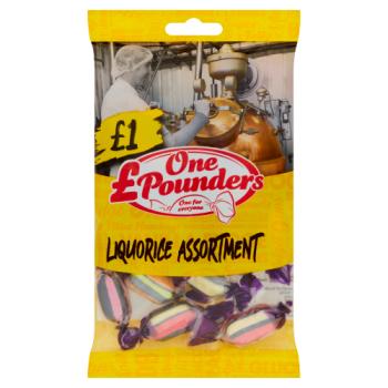One Pounders Liquorice Assortment 130g