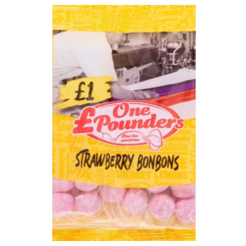 One Pounders Strawberry BonBons 120g 