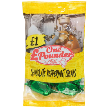 One Pounders Chocolate Peppermint Creams 100g 