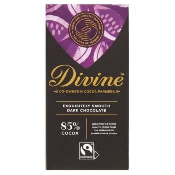Divine Fairtrade Exquisitely Smooth Dark Chocolate 90g