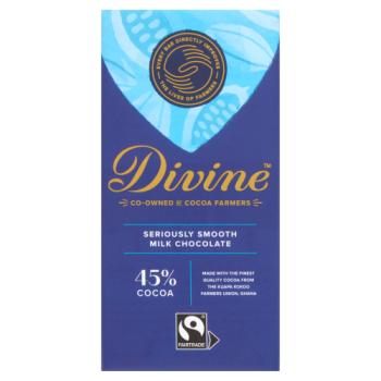 Divine Fairtrade Seriously Smooth Milk Chocolate 90g