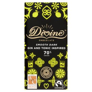 Divine Lemon & Juniper Dark Chocolate -