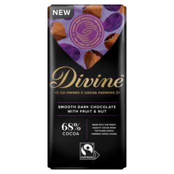 Divine Smooth Dark Chocolate With Fruit & Nut 90g