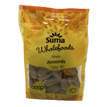 Suma Wholefoods Whole Almonds 125g