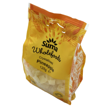 Suma Wholefoods Crystallised Pineapple 125g 