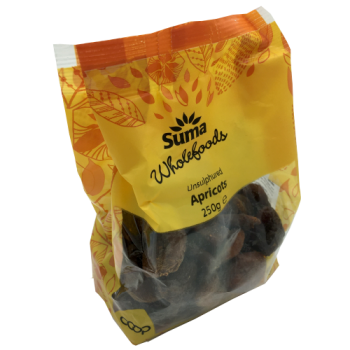 Suma Wholefoods Unsulphured Apricots 250g 