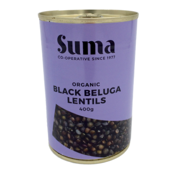 Suma Organic Black Beluga Lentils 400g