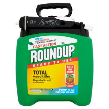 Roundup Fast Action Ready to Use Weedkiller Pump 'N Go 5 Litre