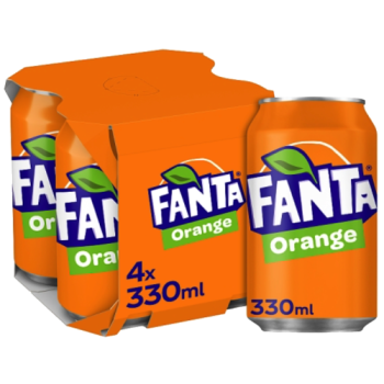 Fanta Orange 4 x 330ml 