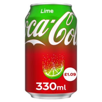 Coca-Cola Lime 24 x 330ml PM £1.09