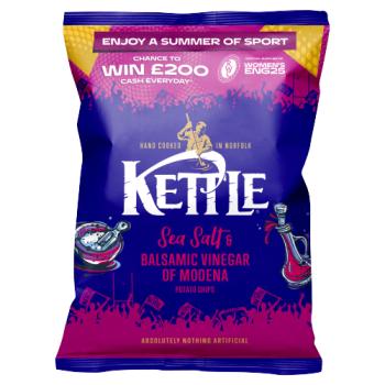 Kettle Sea Salt & Balsamic Vinegar of Modena Potato Chips 130g