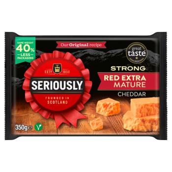 Seriously Strong Extra Mature Coloured Cheese 350g