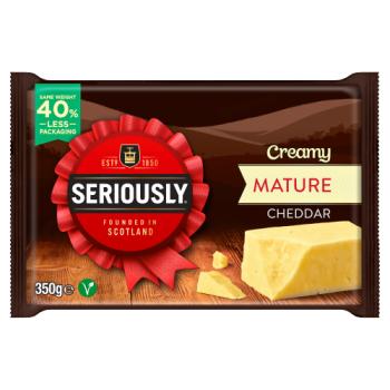 Seriously Creamy Mature Cheddar 350g