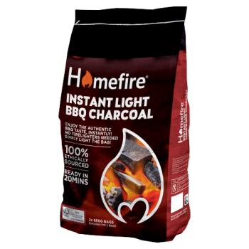 Homefire Instant Light BBQ Charcoal 2 x 850g