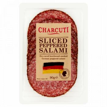 Charcuti Sliced Peppered Salami 90g