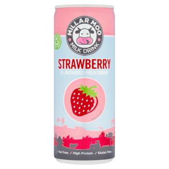 Millar Moo Strawberry Flavoured Milk Drink 250ml