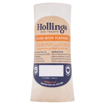 Hollings Dog Treats Filled Bone with Chicken