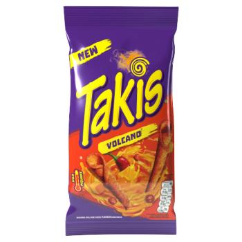 Takis Volcano Seasoned Chilli and Cheese Flavour Corn Snack 100g
