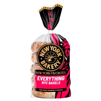 New York Bakery Everything 5 Pack Bagels