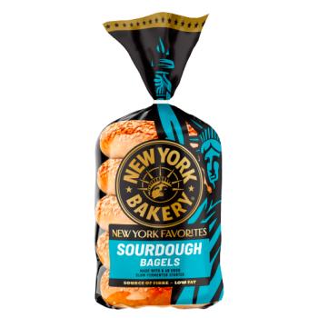 New York Bakery Sourdough 5 Pack Bagels
