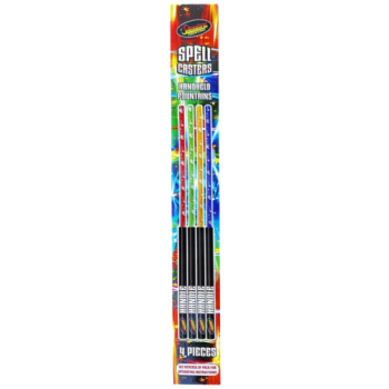 Standard Fireworks Spell Casters Handheld Fountains 4pk 