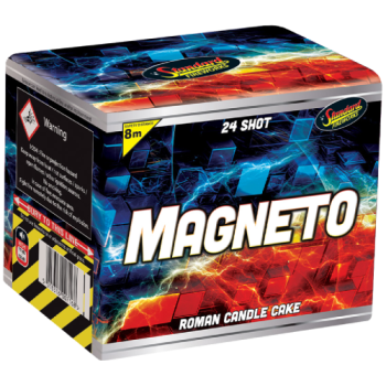 Standard Fireworks Magneto Roman Candle Cake 24 Shot 