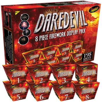 Standard Fireworks Daredevil 8 Piece Firework Display Pack 