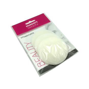 Murrays Beauty 3 Foam Puffs 