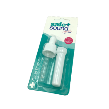 Safe + Sound Health Glass Dropper 
