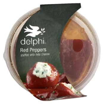 Delphi Red Peppers Stuffed with Feta Cheese 200g 