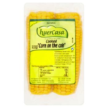 Huercasa Cooked Corn on the Cob 450g