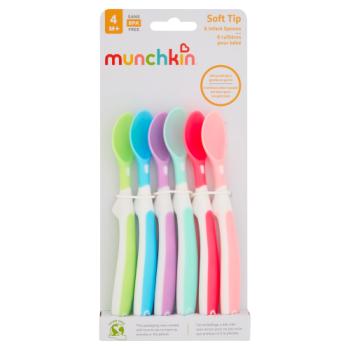 Munchkin 6 Soft Tip Infant Spoons 4M+