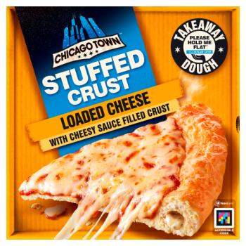 Chicago Town Stuffed Crust Takeaway Loaded Cheese Pizza 630g