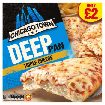 Chicago Town Deep Pan Triple Cheese Pizza 405g