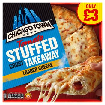 Chicago Town Takeaway Stuffed Crust Cheese Medium Pizza 480g