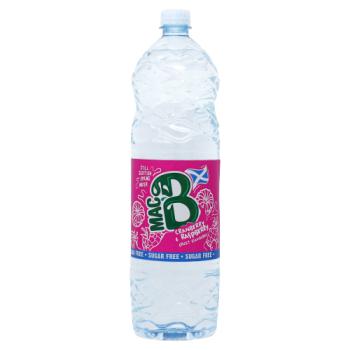 Mac B Still Scottish Spring Water Cranberry & Raspberry Fruit Flavoured 1.5L