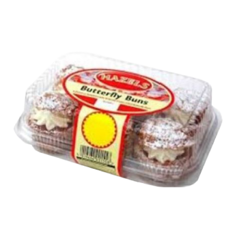 Hazels Butterfly Buns 6pk PM £1.69 