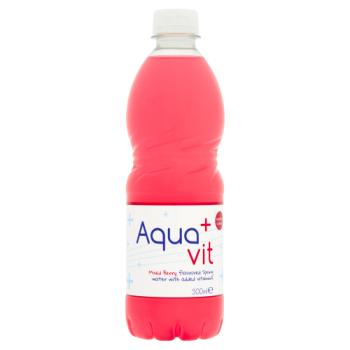 Aqua Vit Mixed Berry Flavoured Spring Water with Added Vitamins 500ml