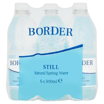 Border Spring Still Natural Spring Water 6 x 500ml