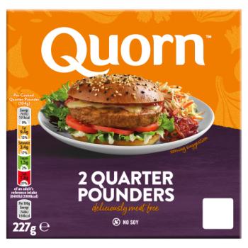 Quorn 2 Quarter Pounders 227g