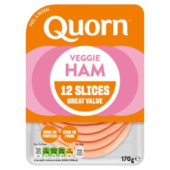 Quorn 12 Veggie Ham Slices 170g